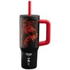 Bialetti - kelioninis puodelis su šiaudeliu ir rankena „Stranger Things“ 900 ml - šviečia tamsoje