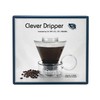 Clever Dripper - Stiklas 500ml Permatomas pilkas