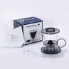 Clever Dripper - Stiklas 500ml Permatomas pilkas