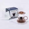 Clever Dripper - Stiklas 500ml Permatomas rudas
