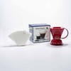 Clever Dripper - L 500ml Raudona + 100 Filters