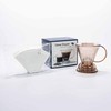Clever Dripper - L 500ml Permatomas ruda + 100 filtrų