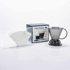 Clever Dripper - L 500ml Permatomas pilkas + 100 filtrų