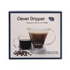 Clever Dripper - L 500ml Permatomas pilkas + 100 filtrų