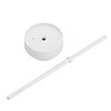 Lid with a straw for Fellow Carter mugs Cold Matte Baltas