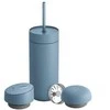 Termo puodelis 473 ml Carter Move Mug 3w1 +3 nakrętki Fellow pudrowy mėlyna