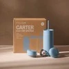 Fellow - Carter Move puodelis 3 viename - termo puodelis + 3 dangteliai, miglotai mėlynas, 473 ml