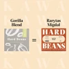 Kavos pupelės Hard Beans Coffee Kavos pupelės Delicacy Almond Espresso 1kg