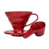 Hario V60-01 plastikinis lašintuvas raudonas
