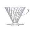 Skaidrus plastikinis lašintuvas Hario V60-03