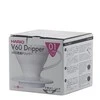 Hario ceramiczny Lašėjimo V60-01 Baltas