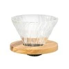 Hario V60 stiklo lašintuvas 02 – alyvuogių mediena