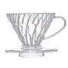 Hario V60 plastikinis lašintuvas 01 skaidrus