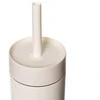 MiiR - Sipper šiaudelio formos buteliukas, smėlio spalvos, 470 ml