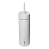 MiiR - Sipper šiaudinis buteliukas, baltas, 470 ml