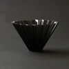 Origami Air S dripper juodas briaunotas