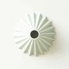 Žalias Origami kavos dripperis, vaizdas iš viršaus