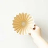 Origami keraminis lašintuvas M - matinės smėlio spalvos