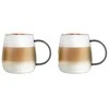 Vialli Design - 2 puodelių rinkinys Bolla su pilka rankena 400ml