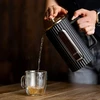 Vialli Design - french press LIVIO 1l juodas-auksinis