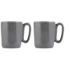 Vialli Design - FUORI - Mug 2vnt. 80ml - Pilkas