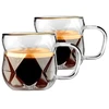 Vialli Design 2 filiżanki do espresso 120 ml Geo Gold 32118