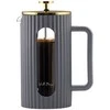 „Vialli Design“ – „Livio“ prancūziška kavaspaudė Pilkas / Auksinė, 1 l
