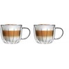 Vialli Design - Set of 2 Double-walled Glass Cups 250ml