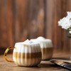 Tulip Vialli Design - Tulpių rinkinys iš 2 puodelių su geltona rankena 350ml