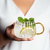 Tulip Vialli Design - Tulpių rinkinys iš 2 puodelių su pilka rankena 350ml