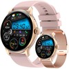 Išmanusis laikrodis Damski Rubicon RNCF35 ROSE GOLD Bransoleta + Dirželis Rožinė