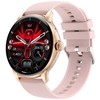 Išmanusis laikrodis Damski Rubicon RNCF35 ROSE GOLD Bransoleta + Dirželis Rožinė