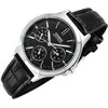 Casio laikrodis LTP-V300L-1A moterims, juodas ciferblatas, sidabrinė korpusas