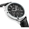 Casio laikrodis LTP-V300L-1A moterims, juodas ciferblatas, sidabrinė korpusas