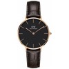 Laikrodis DANIEL WELLINGTON DW00100170. Kvarcas, Juoda Spalva. Moteris.