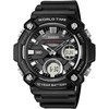 Laikrodis CASIO AEQ-120W-1A. Kwarcowy, Kolor juoda. Mężczyzna.