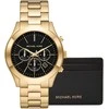 Vyriškas laikrodis + Dėklas na karty MICHAEL KORS MK1076SET + BOX