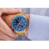 Vyriškas laikrodis Giewont Chronograph safyrinis aukso mėlynas GW8720-B6