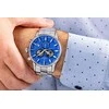 Vyriškas laikrodis Giewont Chronograph Sapphire Sidabrinė Mėlyna GW4580-B3