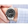Vyriškas laikrodis Giewont Chronograph Sapphire Sidabrinė Juodas GW3520-B2