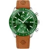 Vyriškas laikrodis Giewont Chronograph Sapphire Ruda Žalias GW8720-A3