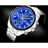 Vyriškas laikrodis Giewont Chronograph Sapphire Sidabrinė Mėlyna GW7290-B3