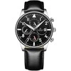 Vyriškas laikrodis Giewont Chronograph Sapphire Juodai Sidabrinė GW5630-A2