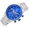 Vyriškas laikrodis Giewont Chronograph Sapphire Sidabrinė Mėlyna GW9140-B3