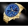 Vyriškas laikrodis Giewont Chronograph Sapphire Gold Mėlyna GW3520-B5