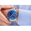 Vyriškas laikrodis Giewont Chronograph Sapphire Sidabrinė Mėlyna GW8720-B3