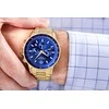 Vyriškas laikrodis Giewont Chronograph Sapphire Gold Mėlyna GW3520-B5