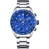 Vyriškas laikrodis Giewont Chronograph Sapphire Sidabrinė Mėlyna GW9580-B3