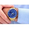 Vyriškas laikrodis Giewont Chronograph Sapphire Złoto Mėlyna GW7290-B6