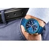 „Giewont Chronograph“ safyro mėlynos spalvos vario spalvos vyriškas laikrodis GW8720-B5